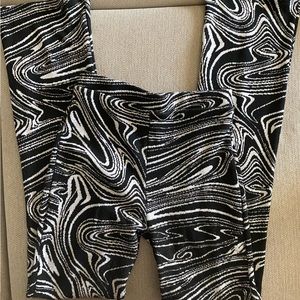 Zara jacquard knit pants